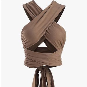 Dark brown wrap too 🤎